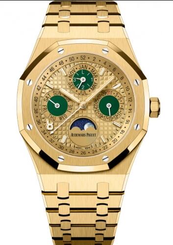 Audemars Piguet Replica Watch Royal Oak Perpetual Calendar 41 Yellow Gold 26607BA.OO.1220BA.01